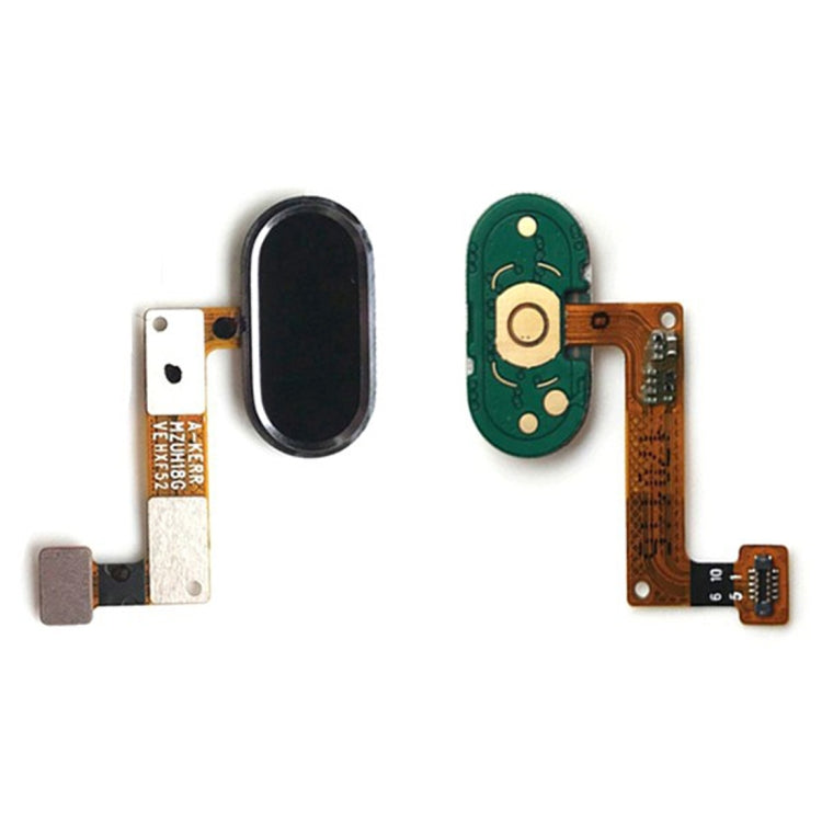 Botón de Inicio / Botón de Sensor de Huellas Dactilares Para Meizu M5 Note (Negro)