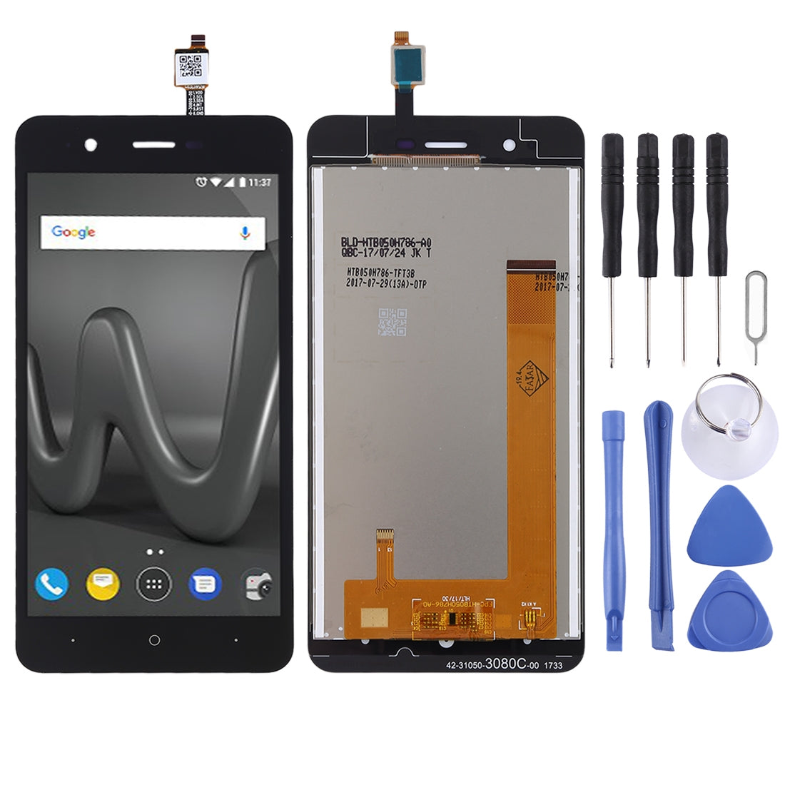 LCD Screen + Touch Digitizer Wiko Harry Black