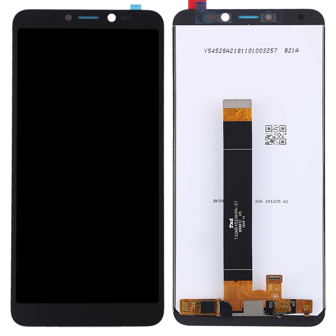 LCD Screen + Touch Digitizer Wiko Harry2 Black