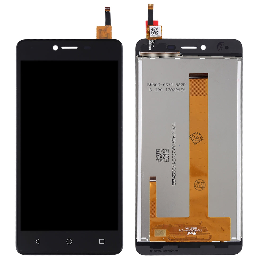 LCD Screen + Touch Digitizer Wiko Jerry Max Black