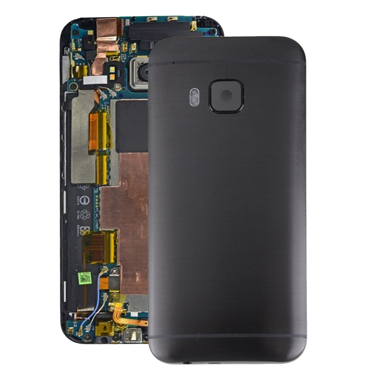 Cubierta de la Carcasa Trasera Para HTC One M9 (Negro)