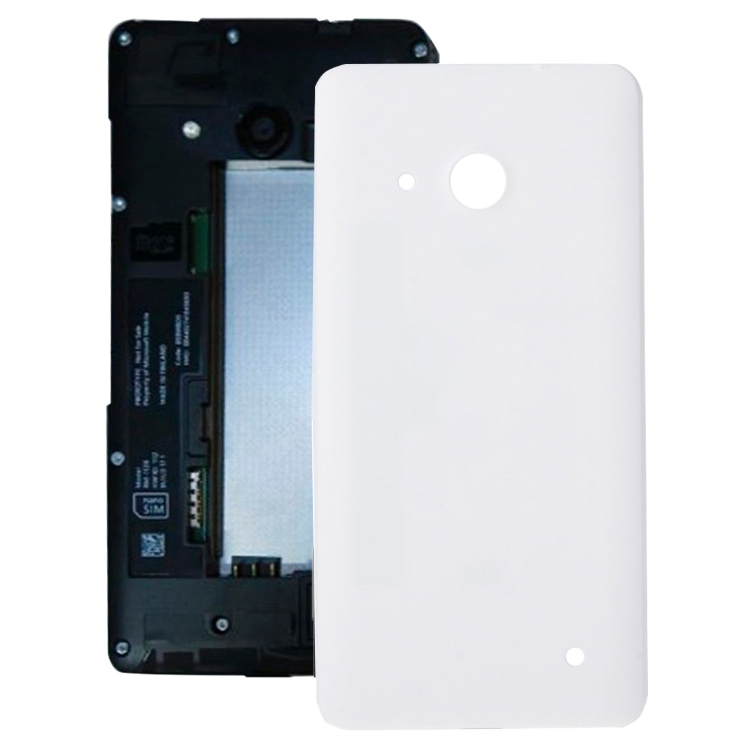 Cache Batterie Cache Arrière Microsoft Lumia 550 Blanc