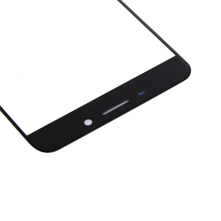 Oppo R9 / F1 Plus Lentille en verre extérieure de l'écran avant (Noir)