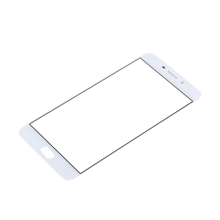 Oppo R9 / F1 Plus Lentille en verre extérieure de l'écran avant (Blanc)