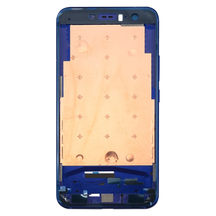Plaque de lunette du cadre LCD du boîtier avant du HTC U11 (bleu foncé)