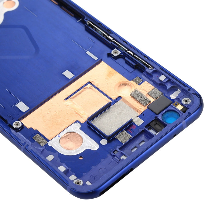 Plaque de lunette du cadre LCD du boîtier avant du HTC U11 (bleu foncé)