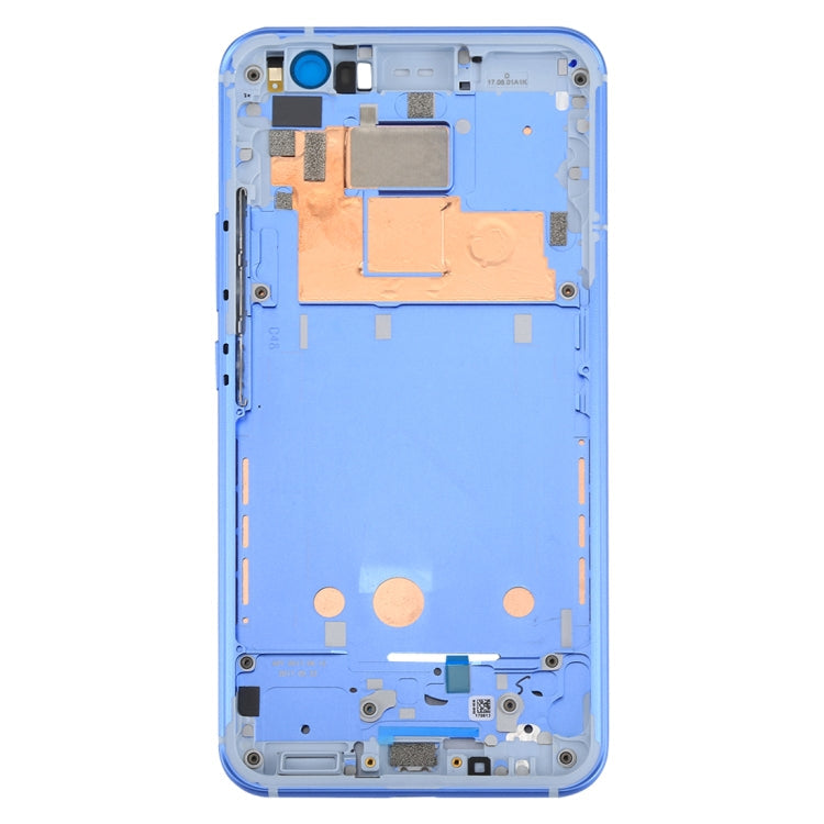 HTC U11 Front Housing LCD Frame Bezel Plate (Blue)