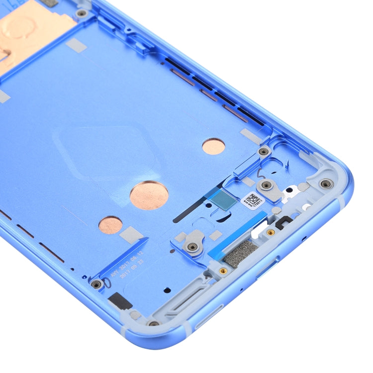 Plaque de lunette du cadre LCD du boîtier avant du HTC U11 (bleu)