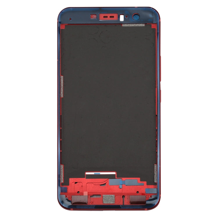 Placa de Bisel de Marco LCD de Carcasa Frontal Para HTC U11 (Rojo)