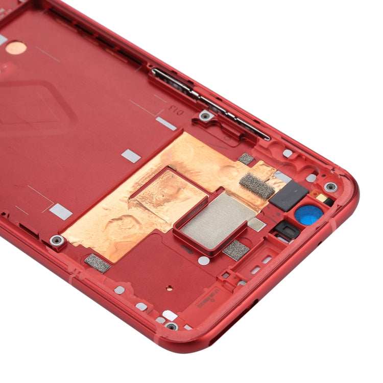 Placa de Bisel de Marco LCD de Carcasa Frontal Para HTC U11 (Rojo)