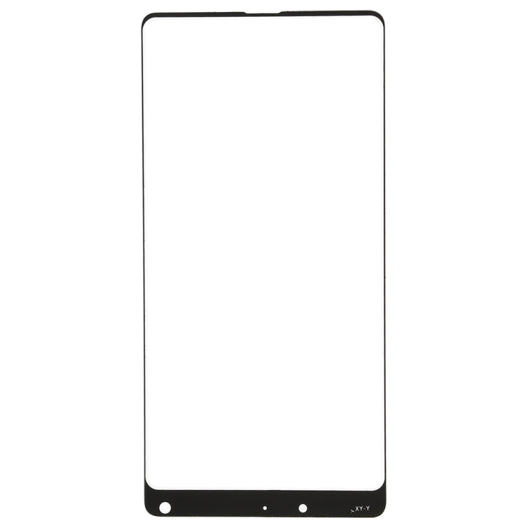 Lentille en verre extérieure de l'écran avant pour Xiaomi MI Mix2 (Blanc)