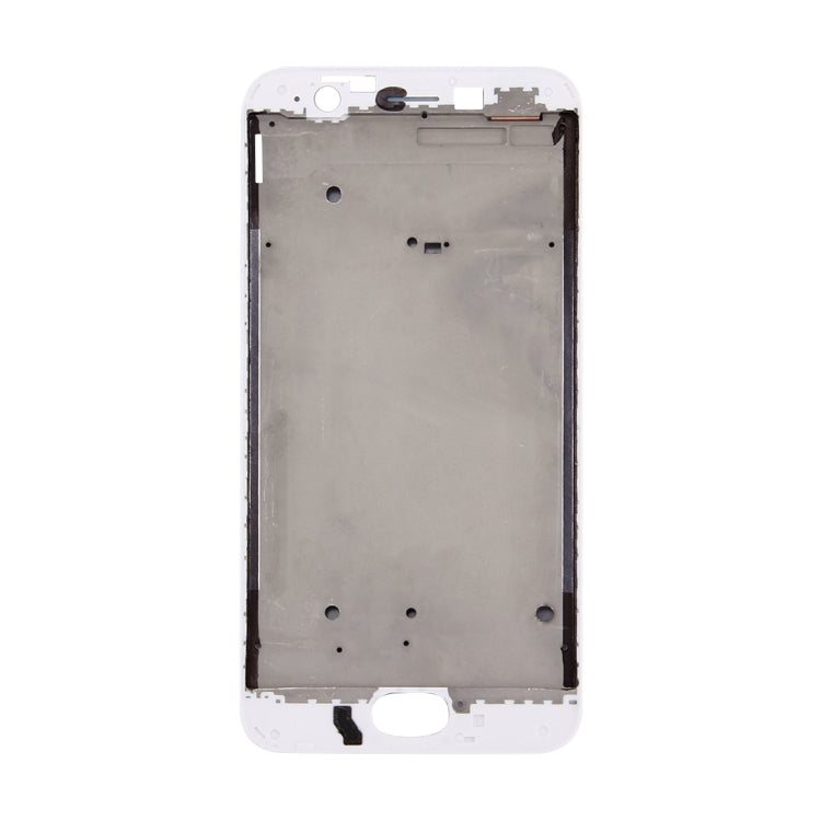 Placa de Bisel de Marco LCD de Carcasa Frontal Para Oppo A57 (Blanco)