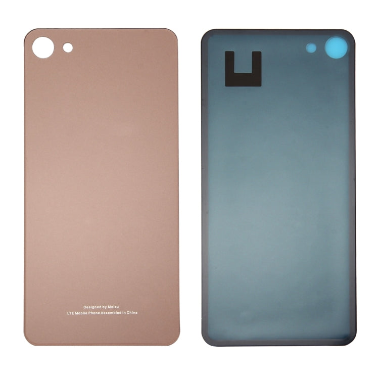 Meizu U10 / Meilan U10 Glass Battery Back Cover with Adhesive (Rose Gold)