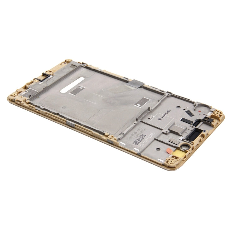 Huawei Honor 5X / GR5 Carcasa Frontal Marco LCD Placa de Bisel (Dorado)