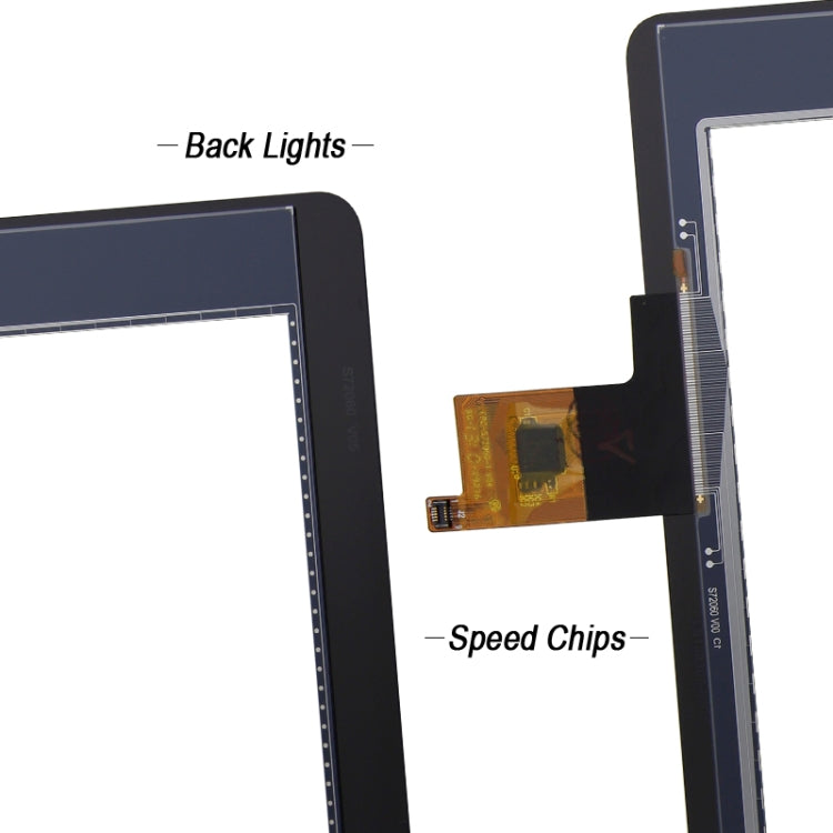 Écran tactile pour Huawei MediaPad S7-301 S7-301U S7-303U (Noir)