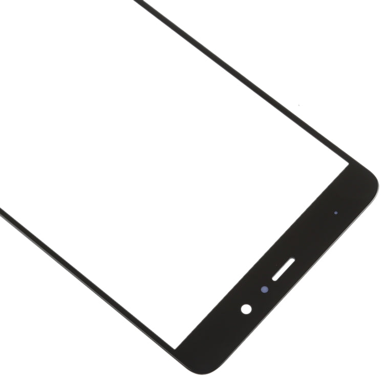 Lentille en verre extérieure de l'écran avant pour Xiaomi MI 5S Plus (Noir)