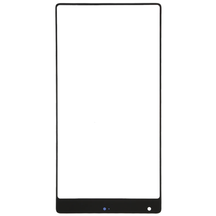 Lentille en verre extérieure de l'écran avant pour Xiaomi MI Mix (noir)