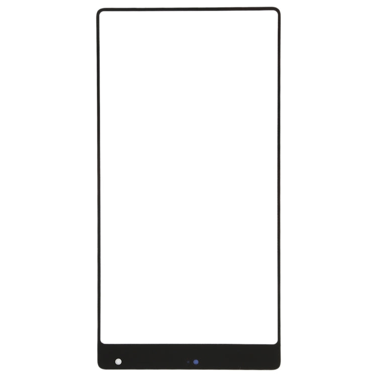 Lentille en verre extérieure de l'écran avant pour Xiaomi MI Mix (noir)