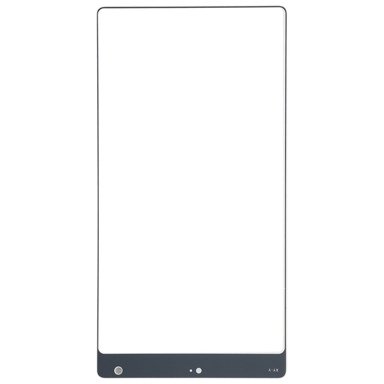 Lentille en verre extérieure de l'écran avant pour Xiaomi MI Mix (Blanc)