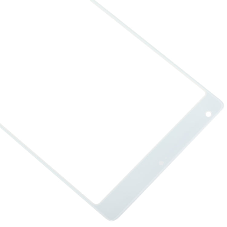 Lentille en verre extérieure de l'écran avant pour Xiaomi MI Mix (Blanc)