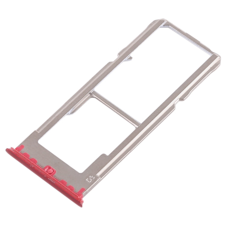 2 x SIM Card Tray + Micro SD Card Tray for Oppo A3 (Red)