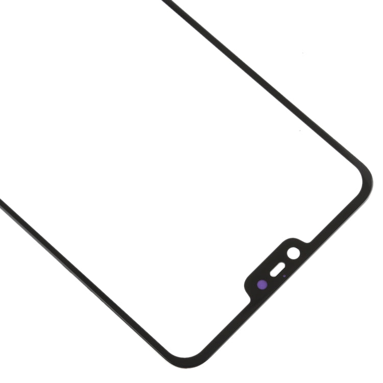 Lente de Cristal Exterior de Pantalla Frontal Para Xiaomi Redmi Note 6 (Negro)