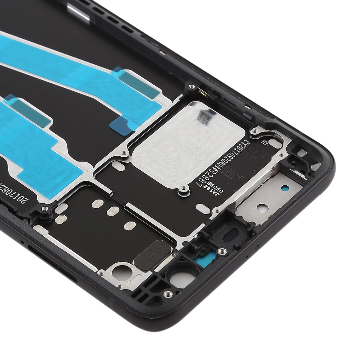Châssis de cadre intermédiaire LCD noir Xiaomi Note 3