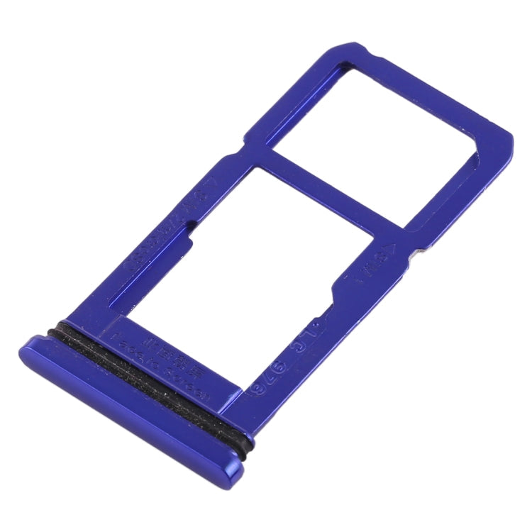 SIM Card Tray + SIM Card Tray / Micro SD Card Tray for Oppo R15 (Blue)