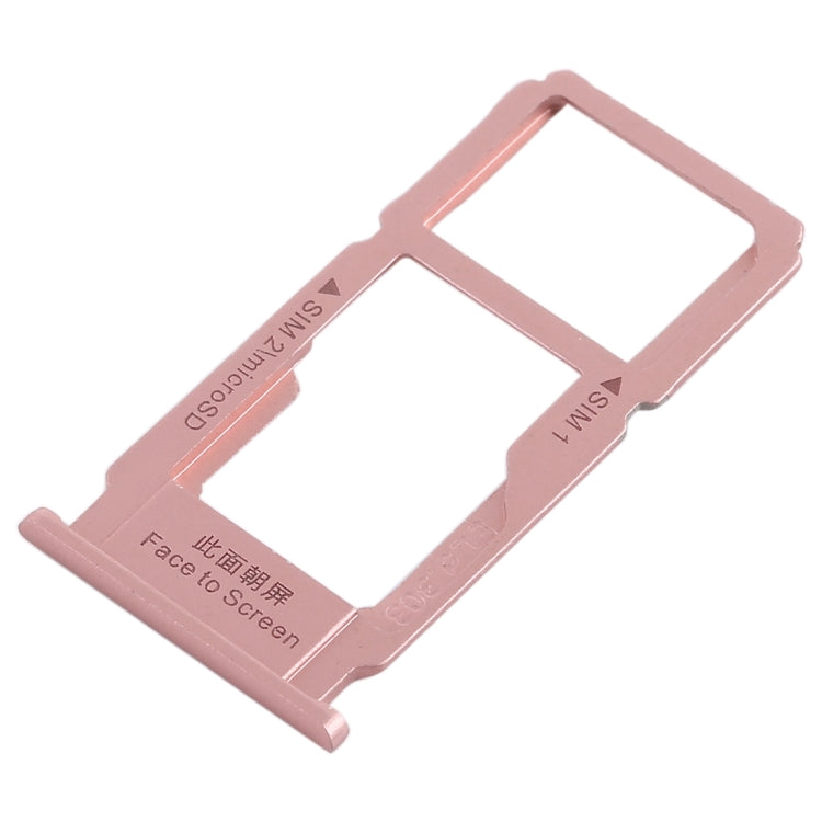 Plateau de carte SIM + plateau de carte SIM / plateau de carte Micro SD pour Oppo R11 Plus (or rose)