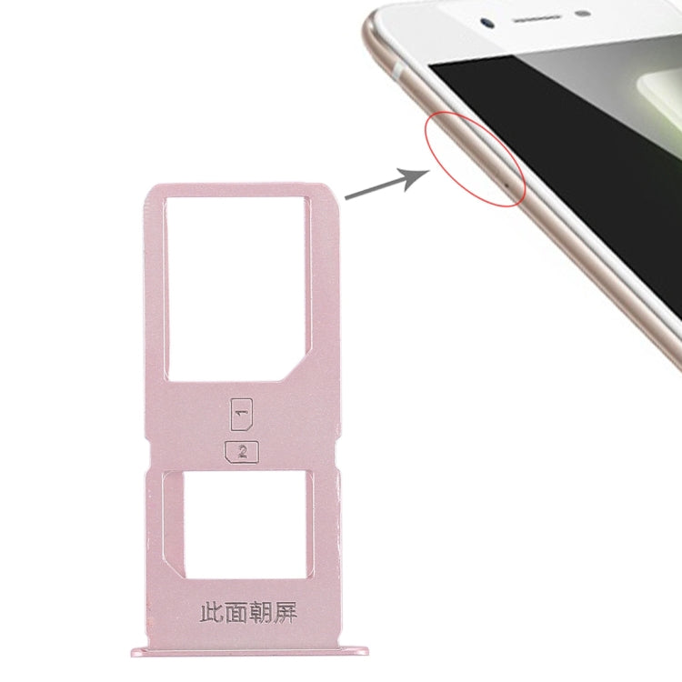 2 x Bandeja de Tarjeta SIM Para Vivo X6S Plus (Oro Rosa)
