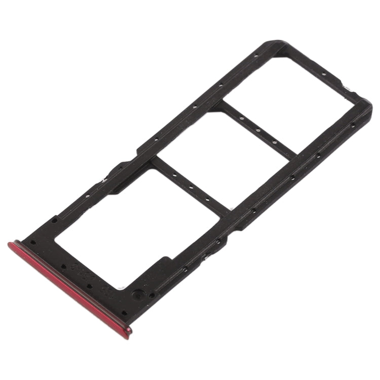 2 x SIM Card Tray + Micro SD Card Tray For Oppo K1 (Red)