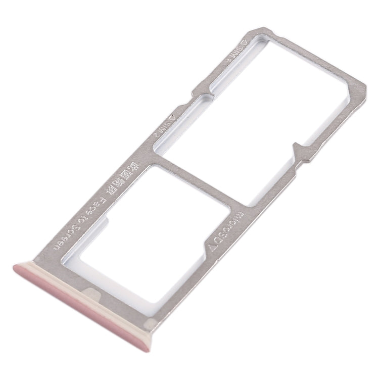 2 x Bandeja de Tarjeta SIM + Bandeja de Tarjeta Micro SD Para Oppo A77 (Oro Rosa)