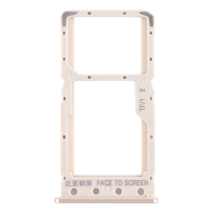 SIM Card Tray + SIM Card Tray / Micro SD Card Tray for Xiaomi Redmi 6 / Redmi 6A (Gold)