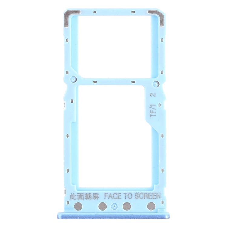 SIM Card Tray + SIM Card Tray / Micro SD Card Tray for Xiaomi Redmi 6 / Redmi 6A (Blue)