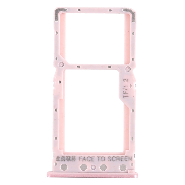 Plateau de carte SIM + plateau de carte SIM / plateau de carte Micro SD pour Xiaomi Redmi 6 / Redmi 6A (or rose)
