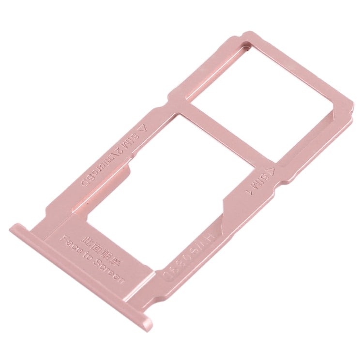 SIM Card Tray + SIM Card Tray / Micro SD Card Tray for Oppo R11 (Rose Gold)