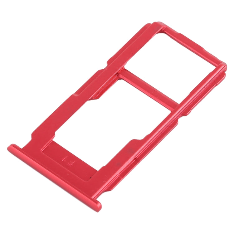 SIM Card Tray + SIM Card Tray / Micro SD Card Tray for Oppo R11 (Red)