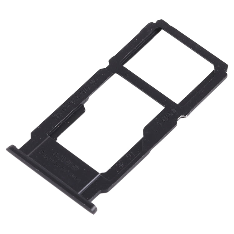 Plateau de carte SIM + plateau de carte SIM / plateau de carte Micro SD pour Oppo R11s (noir)
