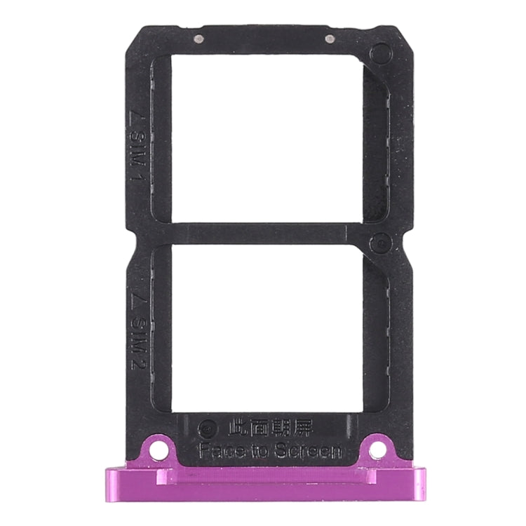 2 x plateau de carte SIM pour Oppo R17 (violet)