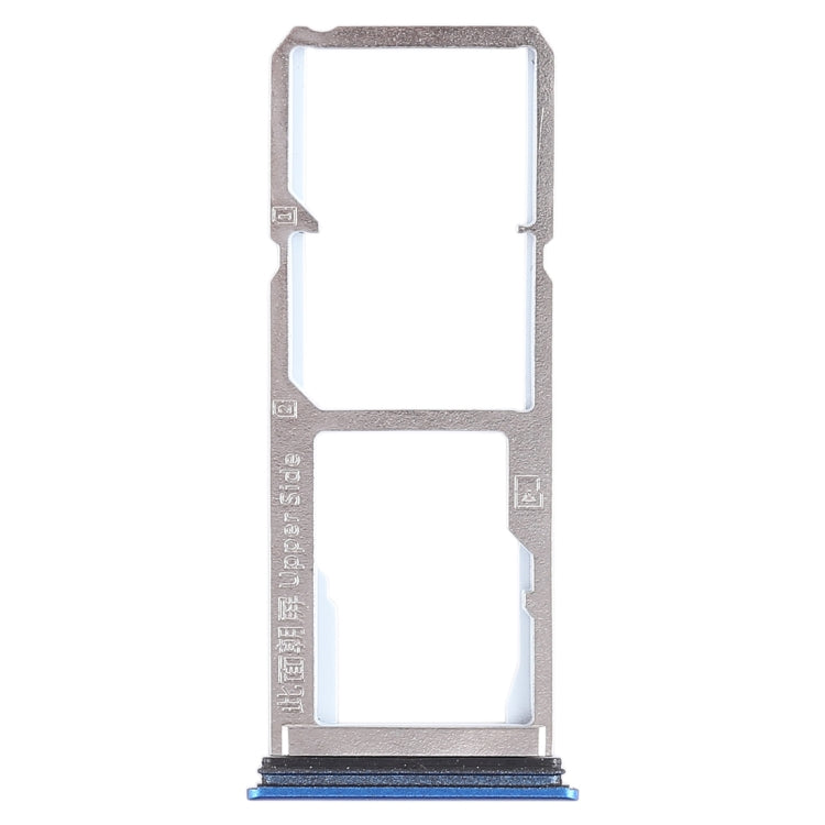 2 x Bandeja de Tarjeta SIM + Bandeja de Tarjeta Micro SD Para Vivo Y75 (Azul)