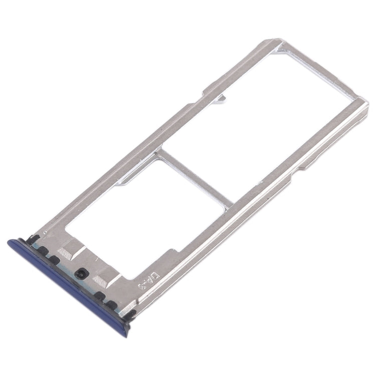 2 x plateau de carte SIM + plateau de carte Micro SD pour Oppo A79 (bleu)