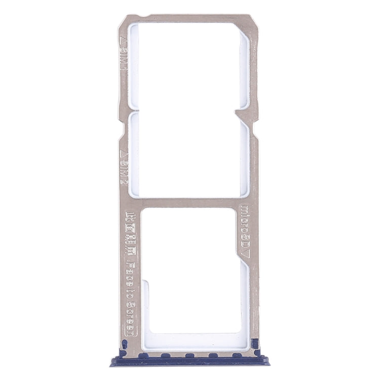 2 x SIM Card Tray + Micro SD Card Tray For Oppo A83 (Blue)