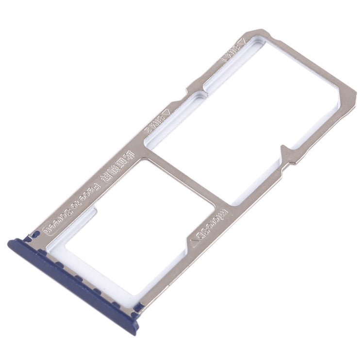 2 x SIM Card Tray + Micro SD Card Tray For Oppo A83 (Blue)