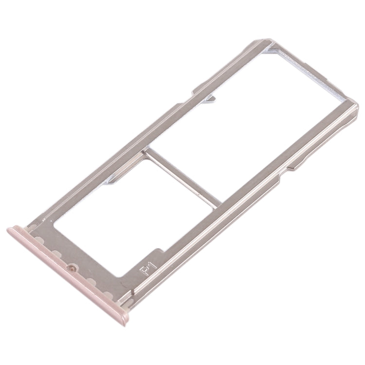 2 x Bandeja de Tarjeta SIM + Bandeja de Tarjeta Micro SD Para Oppo A1 (Oro Rosa)