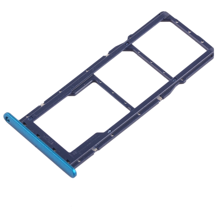 2 x Plateau de Carte SIM / Plateau de Carte Micro SD pour Huawei Enjoy 9 (Bleu)