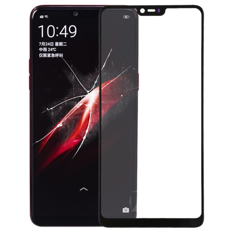 Front Screen Outer Glass Lens for Oppo A3 (Black)