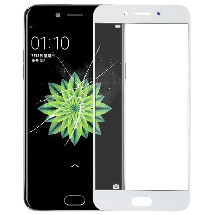 Front Screen Outer Glass Lens for Oppo A77 / A77T (White)