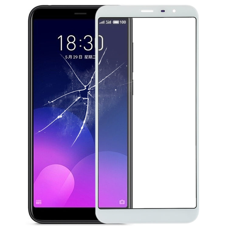 Front Screen Outer Glass Lens for Meizu M6T (White)