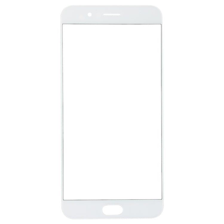 Lentille en verre extérieure de l'écran avant pour Oppo R11 Plus (Blanc)