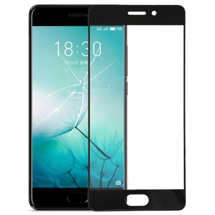 Front Screen Outer Glass Lens for Meizu Pro 7 (Black)